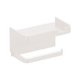 thumbnail image 1 of Portarrollos de papel higiénico autoadhesivo con estante para teléfono, de acero inoxidable, para montar en la pared, resistente a la corrosión y con estante para baño., 1 of 6