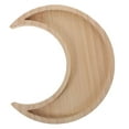 thumbnail image 3 of Hytrove Wooden Moon Shaped Tray Khaki For Homeowners In Kitchen 2Pcs, 3 of 8