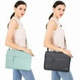 thumbnail image 4 of Laptop Bag Sleeve for MacBook Pro Air 13 Case 13.3 14 15 16 inch Dell Asus Acer Notebook Men Women Messenger Shoulder Briefcase (Gray,13-13.3 inch), 4 of 7