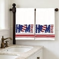 thumbnail image 2 of FEOLGEHLY Patriotic Kitchen Towels 4th of July Independence Day Fireworks Stars Red White Blue Dish Towels, 16x24 inch Seasonal Summer Memorial Day Decoration Hand Towels Set of 2, 2 of 7