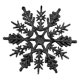 thumbnail image 5 of Copos de nieve brillantes de 10 cm, 24 piezas de decoración de copos de nieve para niños y adultos (negro), 5 of 6
