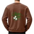 thumbnail image 5 of BVOFAR Mens Oversized Sweatshirts Crewneck Long Sleeve Casual Pullover Loose Fall Tops Cozy Graphic Sweatshirt Coffee XL, 5 of 6