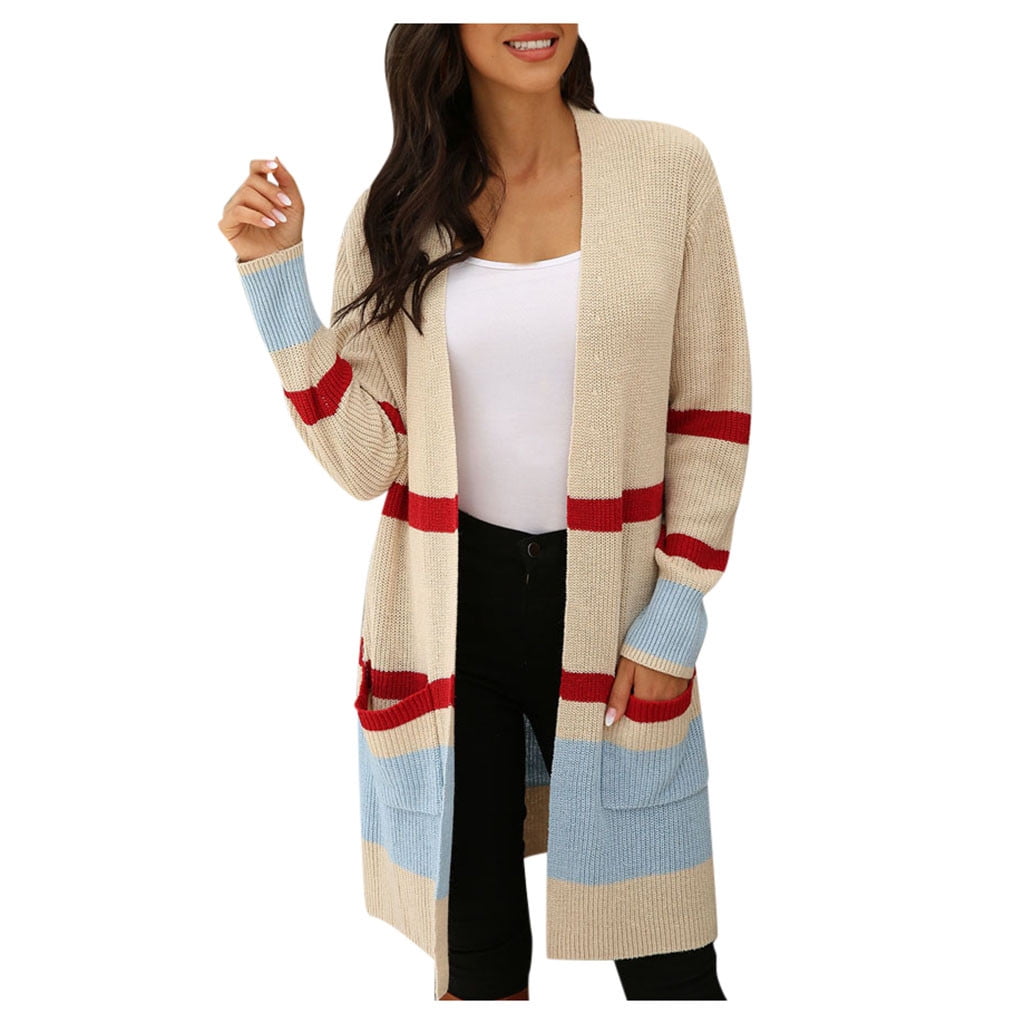 patchwork cardigan womens