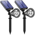 thumbnail image 1 of URPOWER Luces solares, 2-en-1 Impermeable 4 LED Solar Spotli URPOWER URPOWER, 1 of 2