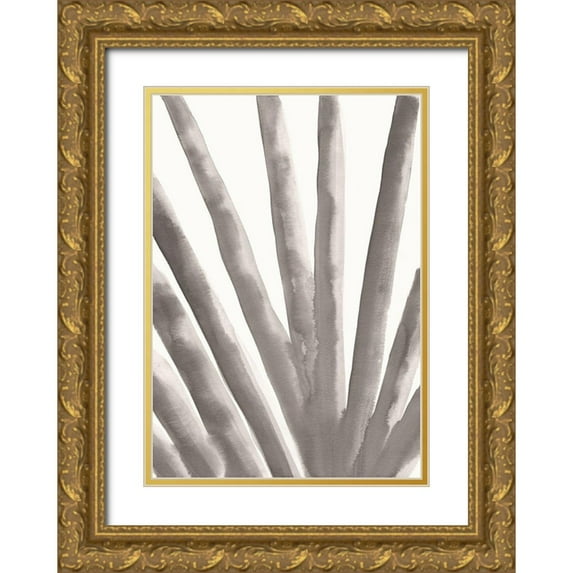 Artographie Studio 18x24 Gold Ornate Wood Framed with Double Matting Museum Art Print Titled - Aloe Vera