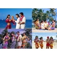 thumbnail image 3 of Decoraciones de boda con collares de flores, collar de seda duradero para fiesta en la piscina Luau, conjunto multicolor vibrante, 3 of 8