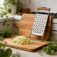 thumbnail image 5 of Stainless Steel Foldable Box Grater with Double Sided Blades for Cheese, Potatoes, Vegetables and Zesting – Ergonomic Kitchen Tool for Home Cooking, 5 of 6