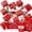 Red 10 Bounce Box Included, variant on Graduation Surprise Po-p Up Jumping Box, Foldable Bounce Red Envelope Gift Box Creative Cash Storage Box for Graduation Party Gift