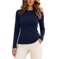 thumbnail image 3 of Jamicy Long Sleeve Shirts for Women Fashion Solid Color Winter Base Underwear Top Layering Undershirt Y2k Basic Tees 2026, 3 of 9