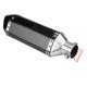 thumbnail image 3 of Suuonee Tubo de escape para motocicleta, acero inoxidable, fibra de carbono de 51 mm de diámetro, sistema de escape completo para Honda Yamaha Suzuki Kawasaki Ecomeon no, 3 of 5