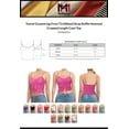 thumbnail image 2 of MixMatchy Women's Tunnel Drawstring Front Tie Ribbed Strap Ruffle Hemmed Cropped Length Cami Top, 2 of 5