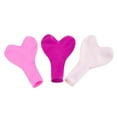 thumbnail image 4 of ADDHAT 50pcs 10 Inch 2.2g Heart Latex Balloons Balloons Decoration Supplies (White+ +Rose Red), 4 of 7