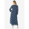 thumbnail image 2 of Roaman's Women's Plus Size Boho Maxi Dress, 2 of 3
