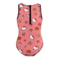 thumbnail image 6 of Hello Kitty Girls One Piece Swimsuits Hawaiian Summer Swimwear Beach Bathing Suit Outfits, 6 of 7
