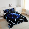 thumbnail image 3 of Manfei Basketball Game 2pcs Bedding Comforter Set,Black Blue Twin Comforter Sets,Ball Gamer Bedding Set,Lightweight Sport Bedroom Decoration,Reversible, 3 of 8