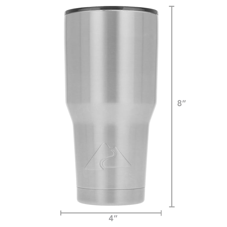 Ozark Trail Vacuum Insulated Stainless Steel Tumbler - Silver - 32 oz