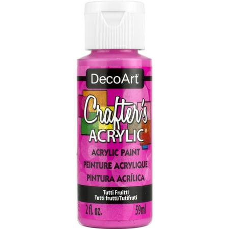UPC: 0766218037367 | DecoArt Crafter s Acrylic Paint  2 oz.  Tutti Fruitti