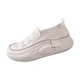 thumbnail image 2 of Zapatillas de deporte Damas Niñas Antideslizantes Mujeres Zapatos casuales para caminar Ir de compras Senderismo Beige jinwen  Zapatillas de deporte casuales de mujer, 2 of 8