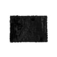 thumbnail image 1 of HomeRoots 317169 3 x 5 in. Sheepskin Rug & Throw - Black, 1 of 1