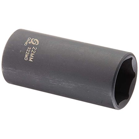 

Sunex Tools 322MD - 3/8 Drive 22MM Deep Impact Socket