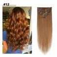 thumbnail image 2 of MY-LADY Clip in 100% Remy Human Hair Extensions 8Pcs Full Head Weft Highligh Hairpiece Balayage Blonde Long Straight, 2 of 10