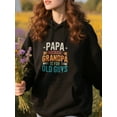 thumbnail image 3 of Funny Grandpa Sayings Hoodie for Men and Women, Unisex Pullover Hooded Sweatshirt, Comfortable Cotton Poly Blend, Grandpa Gift Casual Outfit, 3 of 5