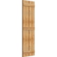 thumbnail image 2 of 21 1/2"W X 68"H Timbercraft Four 5 3/8" Boards Joined Board-N-Batten Shutters, Rough Sawn Western Red Cedar (Per Pair), 2 of 13
