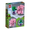 thumbnail image 3 of Set LEGO Minecraft BigFig: Cerdo con Bebé Zombie 21157, 3 of 3