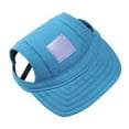 thumbnail image 5 of Pet Baseball Cap Dogs Sport Hat Dog Hat Visor Cap with Ear Holes and Chin Strap for Dogs Cats for Ourdoor Sun Protection, 5 of 8