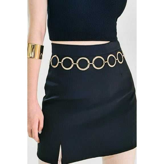 Circle Ring Chain Belt