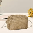 thumbnail image 6 of fenteer Women Crossbody Bag Bohemian Woven Handbag Zipper Closure Elegant Beach Shoulder Khaki, 6 of 8