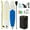 Dark Blue, variant on Goplus 11' Inflatable Stand Up Paddle Board whth Accessories Paddle Hand Pump Repair Kit, Gray