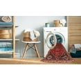 thumbnail image 2 of Ahgly Company Machine Washable Indoor Round Traditional Rust Pink Area Rugs, 3' Round, 2 of 7