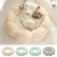 thumbnail image 5 of JLFNYA Cat Round Dog Kennel, Plush Dog Mattress, Cat Beds, Cat Sleeping Mat, Thickened Dog Kennel Mat for Fall and Winter, Suitable for Puppy Curl Sleeping, Cat Beds for Indoor Cats, 5 of 7