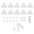 thumbnail image 2 of Triangular Light Panel, 8 Music Sync Modes 10PCS LED Splicing Lights  for Home Theater Gathering, 2 of 7