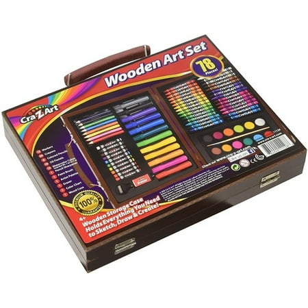 78 Piece Wooden Art Set