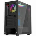 thumbnail image 4 of Bluegears b-BlackWidow-RGB Black Gaming PC ATX case with 3 x PWM 120mm ARGB Fans and Support up to EATX board, 4 of 9