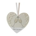 thumbnail image 2 of Sea Glass Friendship Heart Ornament - Friend Gift Handmade Keepsake for Christmas Tree Hanging, Sentimental Friendship Decor Stocking Stuffer for Sister Coworker, 2 of 5