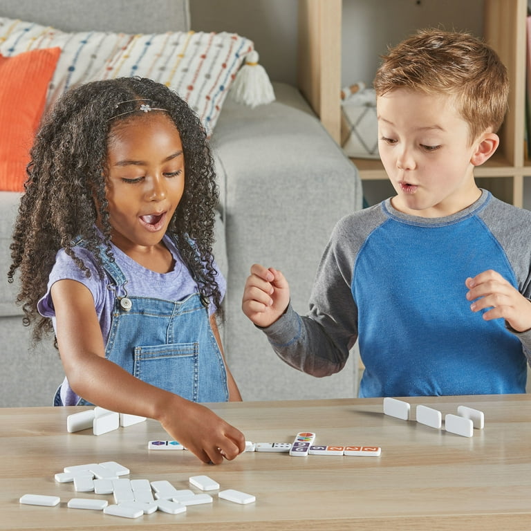Hand2Mind Numberblocks Dominoes Set, 112 Pieces, Math Games for