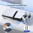 thumbnail image 2 of Soporte Horizontal de Enfriamiento para PS5 SlimPro: Ventilador de Tres Niveles y Cargador Doble para Controladores, 2 of 9