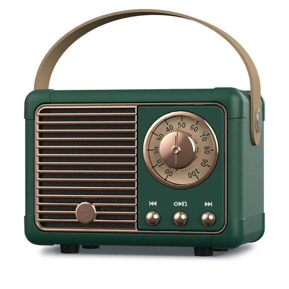 Altavoz Bluetooth PRUNUS J-999 Retro Vintage Verde