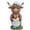 Sky Blue, variant on Easter Hhighland Cow Decor, Resin Highland Cow Figurines Easter Statues with Eggs, for Home Tabletop Tiered Tray Decor, Spring Holiday Party Centerpieces(A)