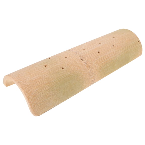 Handmade Bamboo Cervical Support Pillow Breathable Neck Pillow Natural Traditional Chinese Pillow For Home Spa Sauna Travel