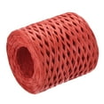 thumbnail image 3 of Uxcell Raffia Paper Craft Ribbon, 1/4 Inch 218 Yards Raffia String Packing Paper Twine, Red, 3 of 6