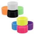 thumbnail image 2 of KAKOWELY Anneau de Raquette Réutilisable 8 Pcs Anneau de Raquette Réutilisable pour Tennis et Badminton Protecteur de Surprise Pratique Bandes de Prise en Silicone Anneaux de Raquette de Tennis Grips en Silicone, 2 of 5
