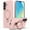 Pink, variant on For Samsung Galaxy S25 Edge 5G Case (Compatible With MagSafe) With Invisible Magnetic O-Ring Stand Military-Grade Shockproof Phone Case,White,For Galaxy S25 Edge 5G