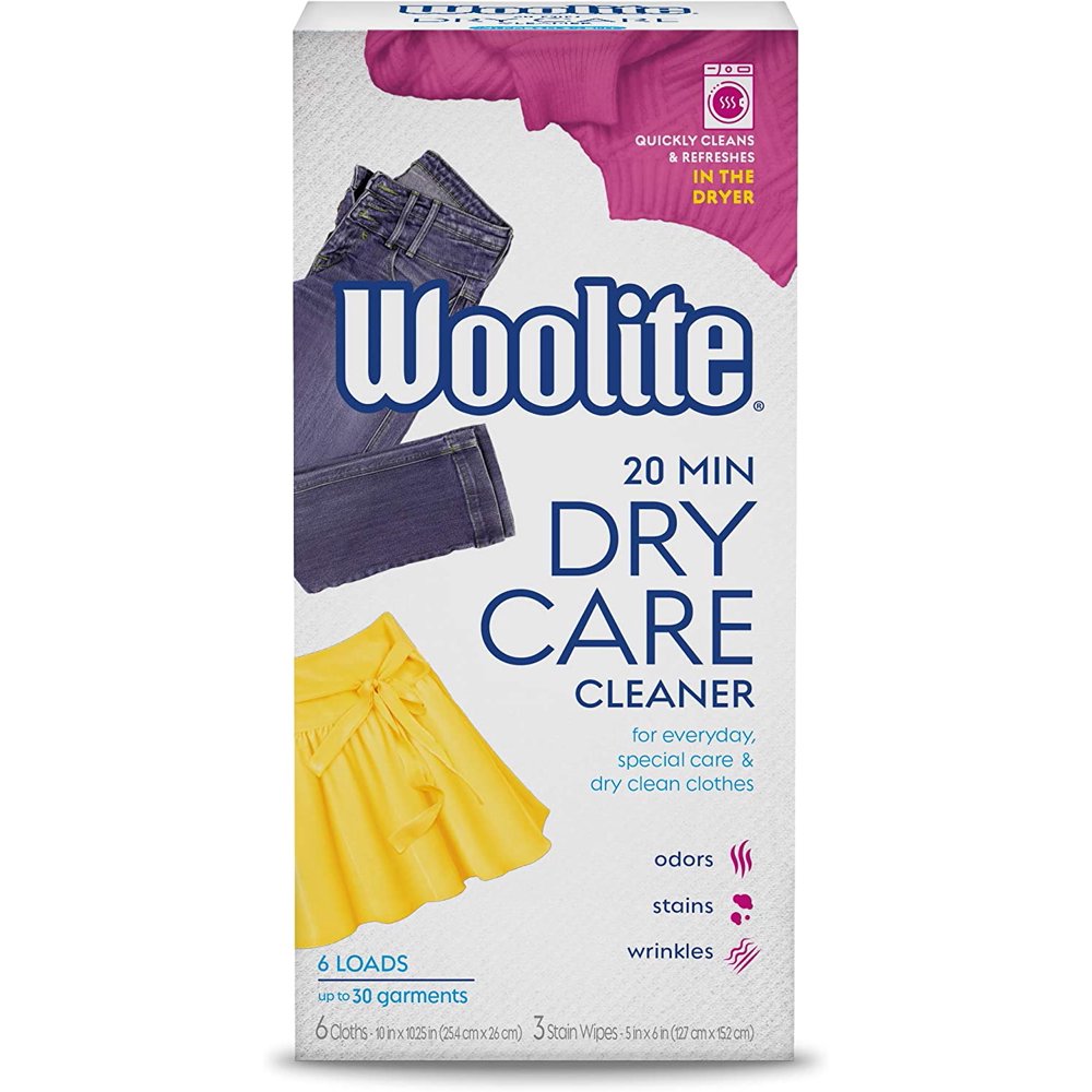 Woolite At Home Dry Cleaner, Fresh Scent, 6 Cloths