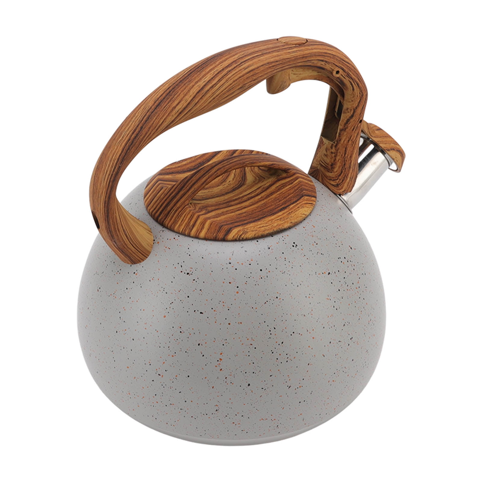 Stovetop Teapot, Whistle Reminder Whistling Tea Kettle 3L Uniform Heat