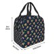 thumbnail image 3 of Disketp Fast Food for Insulated Lunch Bag for Women and Men, Perfect for Work, Hiking, Picnic, 3 of 8