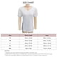 thumbnail image 3 of Blusa de verano con escote en V, ribete de encaje y mangas cortas abullonadas - Camiseta informal blanca para mujer, talla S, 3 of 3